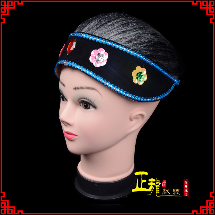 温江老旦媒婆穷老太婆假发套 老旦头套