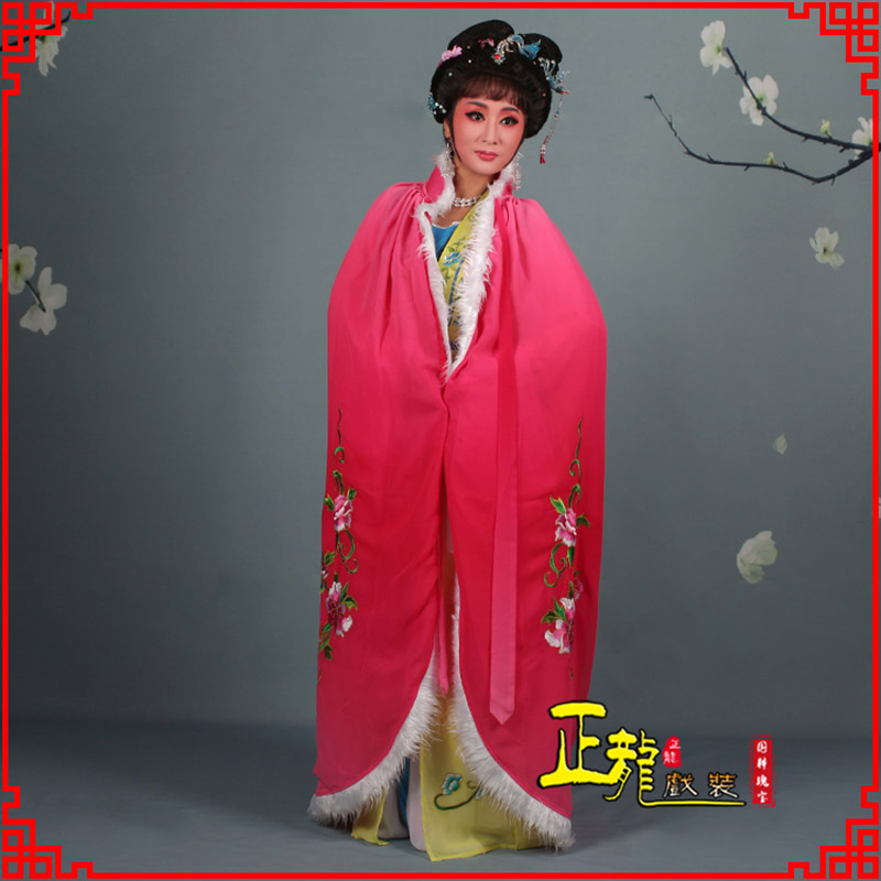 温江小花旦绣花斗篷 花旦披风
