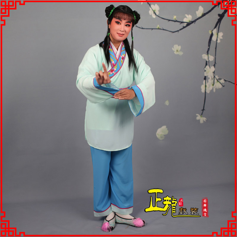 温江歌仔戏童生小孩影视银心四九服 书童衣