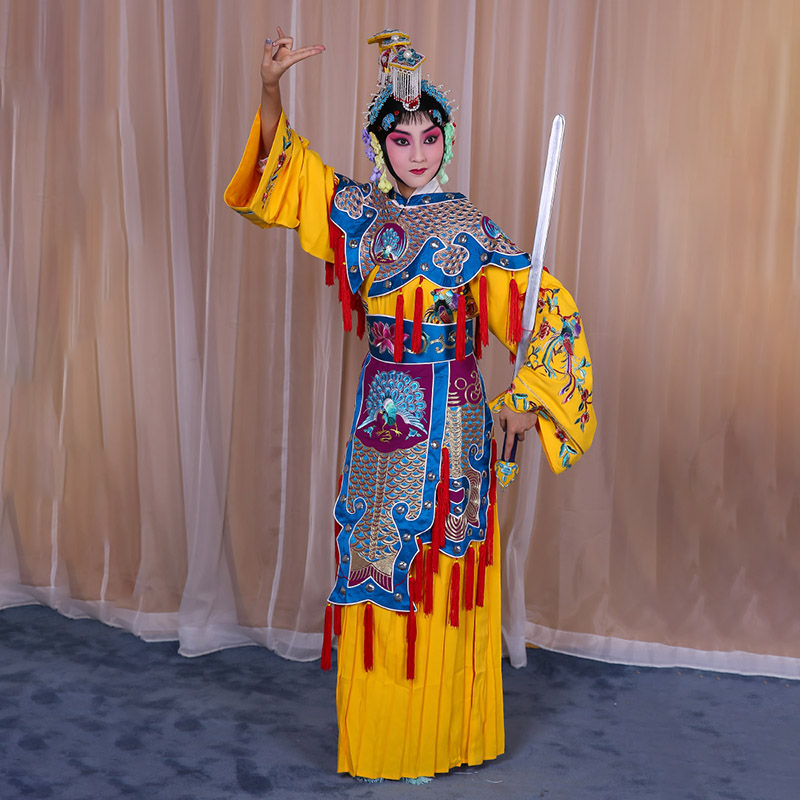 温江霸王别姬虞姬服 软绉别姬服