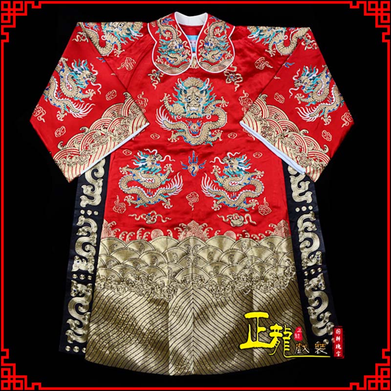 温江皇帝蟒袍全金八宝团龙蟒